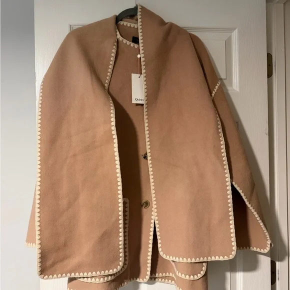 NWT Quince Double-Faced 100% Merino
Wool Scarf Coat - Large - Picture 3 of 10